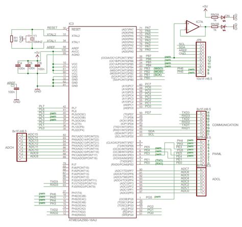 arduino mega schematics|MEGA2560 Rev3e .